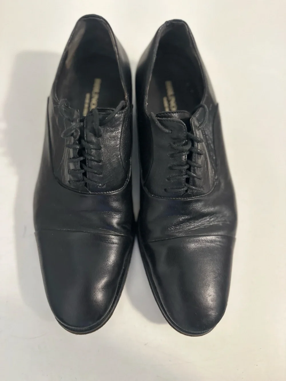 Bruno Magli / Maioco Cap Toe Oxfords - Black Mens Oxford - Size 7.5